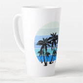 Phantastisches Stranddesign Milchtasse (Linke Ecke)
