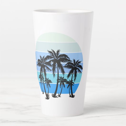 Phantastisches Stranddesign Milchtasse (Vorderseite)