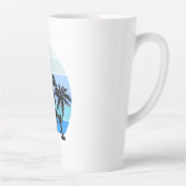 Phantastisches Stranddesign Milchtasse (Rechts)