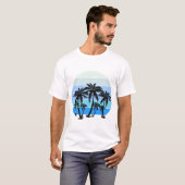 Phantastisches Stranddesign T-Shirt (Vorne ganz)