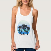 Phantastisches Stranddesign Tank Top (Vorderseite)