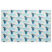 PHANTASTISCHES SUPER STAR GYMNASTICS-DESIGN STOFF (Fat Quarter (45,7 x 55,9 cm))