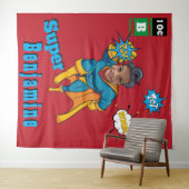 Phantastisches Superhero Geburtstags-Foto Perfekte Wandteppich (Beispiel (Horizontal))