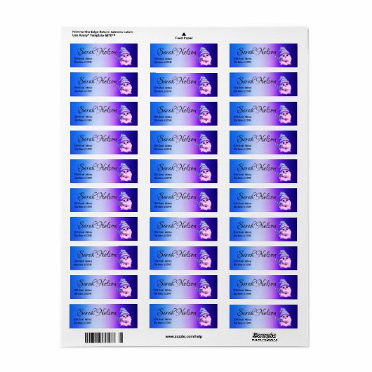 Phantastisches, süßes, schönes blaues Weihnachtsla (Vorne)