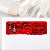 Phantastisches, süßes, schönes Weihnachtslabel (Insitu)