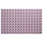 Phantastisches Tennismuster lila +pink+gelb Stoff (Yard (91,4 cm))