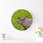 Phantastisches Tier Capybara Große Wanduhr (Zuhause)