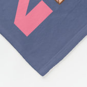 PHANTASTISCHES TIERE , MÄDCHEN , MAKEUP FLEECEDECKE (Ecke)