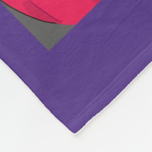 PHANTASTISCHES TIERE , MÄDCHEN , MAKEUP FLEECEDECKE (Ecke)