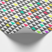 Phantastisches trendy geometrisches Dreieck Geschenkpapier (Ecke)