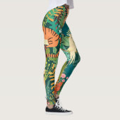 Phantastisches tropisches Muster l Leggings (Rechts)