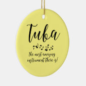 Phantastisches Tuba-Musikinstrument Keramik Ornament (Rechts)