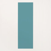 Phantastisches türkisfarbenes Blume Fraktal Yogamatte (Rückseite)