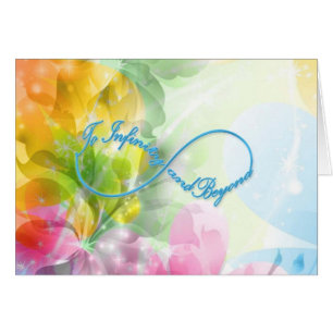 Phantastisches Unendlichkeitssymbol "Bis zur Unend