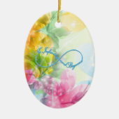 Phantastisches Unendlichkeitssymbol "Bis zur Unend Keramikornament (Vorne)