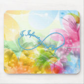 Phantastisches Unendlichkeitssymbol "Bis zur Unend Mousepad (Vorne)
