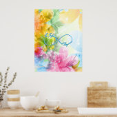 Phantastisches Unendlichkeitssymbol "Bis zur Unend Poster (Küche)