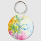 Phantastisches Unendlichkeitssymbol "Bis zur Unend Schlüsselanhänger (Vorderseite)