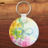 Phantastisches Unendlichkeitssymbol "Bis zur Unend Schlüsselanhänger (Vorderseite)