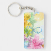 Phantastisches Unendlichkeitssymbol "Bis zur Unend Schlüsselanhänger (Vorderseite)