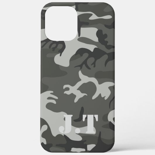 Phantastisches Urban Camouflage Muster Monogramm Case-Mate iPhone Hülle (Rückseite)
