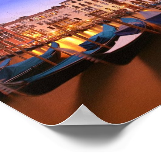 PHANTASTISCHES Venedig Romantisches Poster (Ecke)