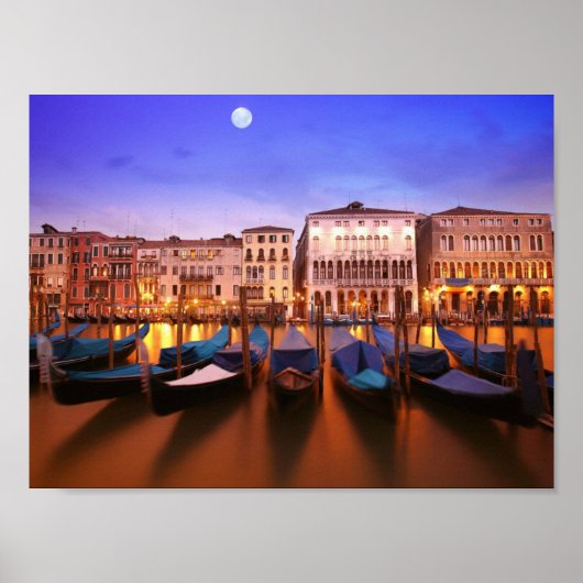 PHANTASTISCHES Venedig Romantisches Poster (Vorne)