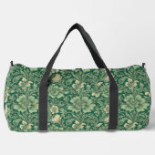 Phantastisches Vintages Grünes Blumenmuster Duffle Bag (Vorderseite)