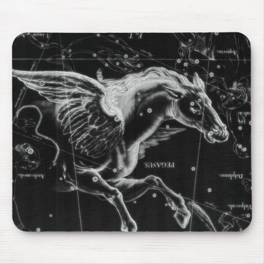 phantastisches, wunderschönes, mystisches Flügelpf Mousepad (Vorne)