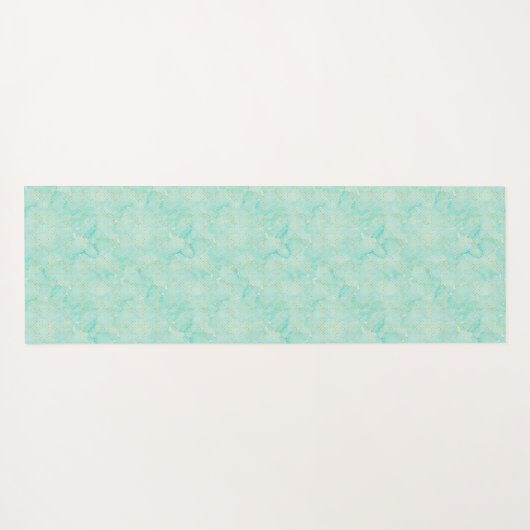 Phantastisches Zitat blau Yogamatte (Rückseite (Horizontal))