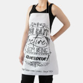 Phantastisches Zitat zur Ermäßigung der Erwerbstät Schürze (InSitu)