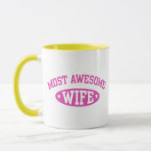 Phantastischste Ehefrau Tasse (Links)