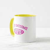 Phantastischste Ehefrau Tasse (Vorderseite Links)