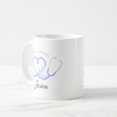 Phantastischste Krankenschwester je | Aufwertung d Kaffeetasse (Vorderseite Links)