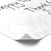 Phantastischste Mama Niedliche Kalligrafie Art Pos Poster (Ecke)