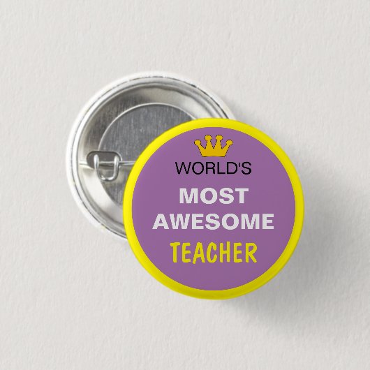 Phantastischste Welten - LEHRERIN (Beste) Button (Vorne & Hinten)