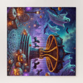 Phantom Carousel Halloween Puzzle (Horizontal)