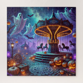 Phantom Carousel Halloween Puzzle
