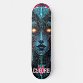 Phantom Circuitry Cyborg Skateboard (Vorderseite)