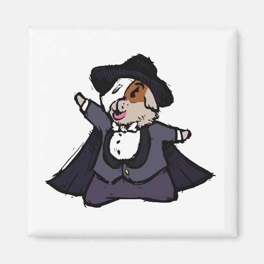 Phantom der Oper Guinea Pig Magnet (Vorne)
