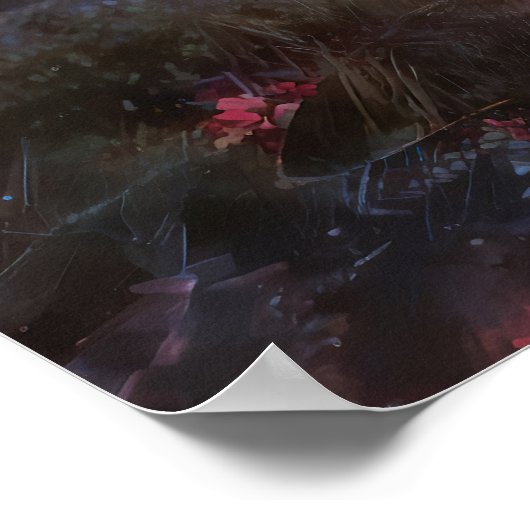 Phantom - dunkler und launischer Impressionismus Poster (Ecke)