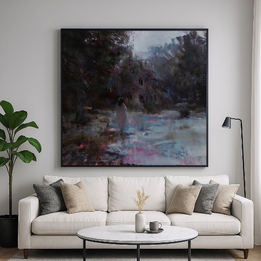 Phantom - dunkler und launischer Impressionismus Poster