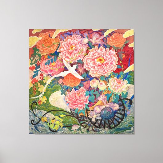 "Phantom Flower Carriage" (Maboroshi Hanaguruma) Leinwanddruck (Vorderseite)