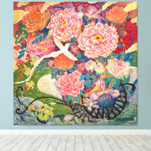 "Phantom Flower Carriage" (Maboroshi Hanaguruma) Leinwanddruck (Insitu (Holzboden))