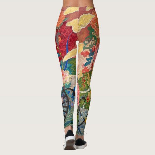 Phantom Flower Carriage Nihonga Leggings (Rückseite)