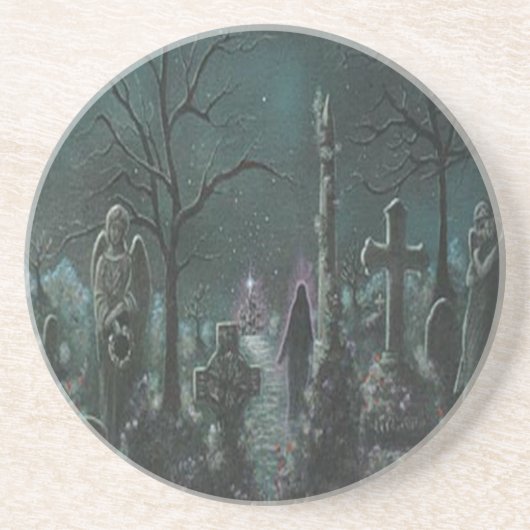 Phantom Graveyard Achterbahn Getränkeuntersetzer (Vorne)