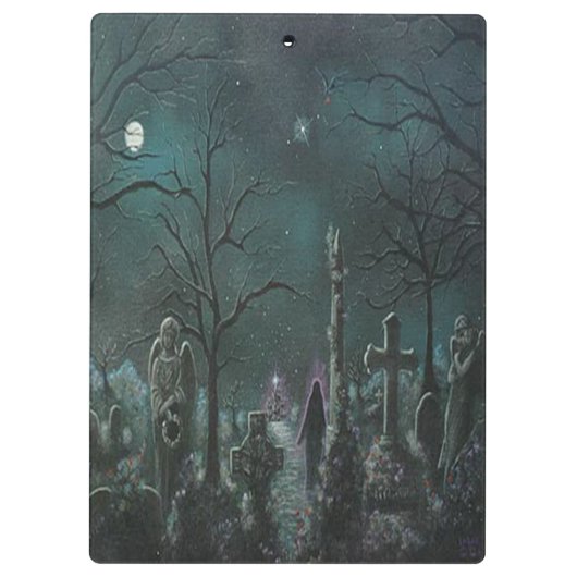 Phantom Graveyard Clipboard Klemmbrett (Rückseite)