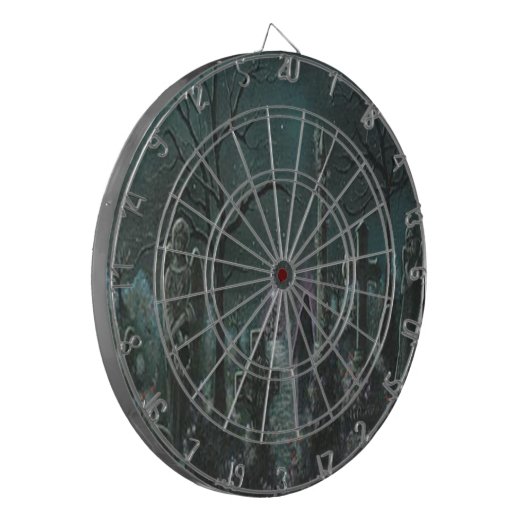Phantom Graveyard Dart Board Dartscheibe (Vorderseite Links)