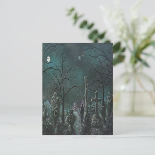 Phantom Graveyard Postkarte (Stehend Vorderseite)