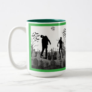 Phantom Lantern Night kellygrün Zweifarbige Tasse